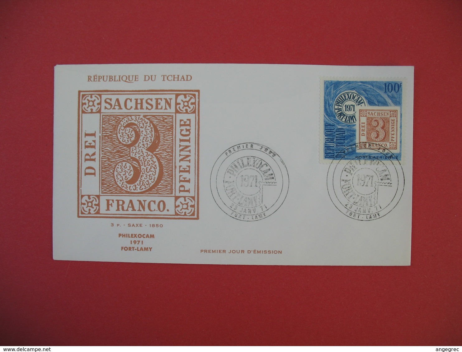 FDC 1971 République Du Tchad - Philexocam - Fort-Lamy - Tsjaad (1960-...)