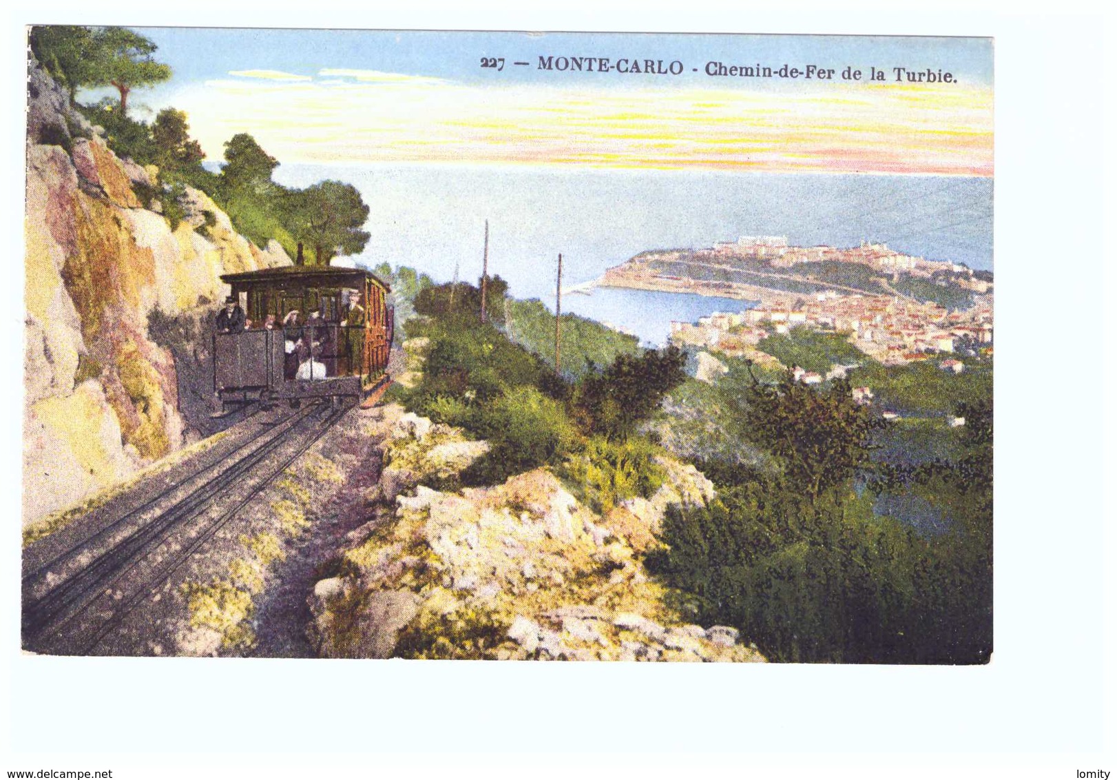 Monaco Monte Carlo Chemin De Fer De La Turbie Train - Monte-Carlo