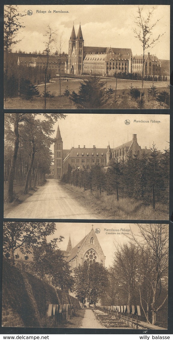 +++ Lot 3 CPA - Abbaye De MAREDSOUS - Nels   // - Anhée