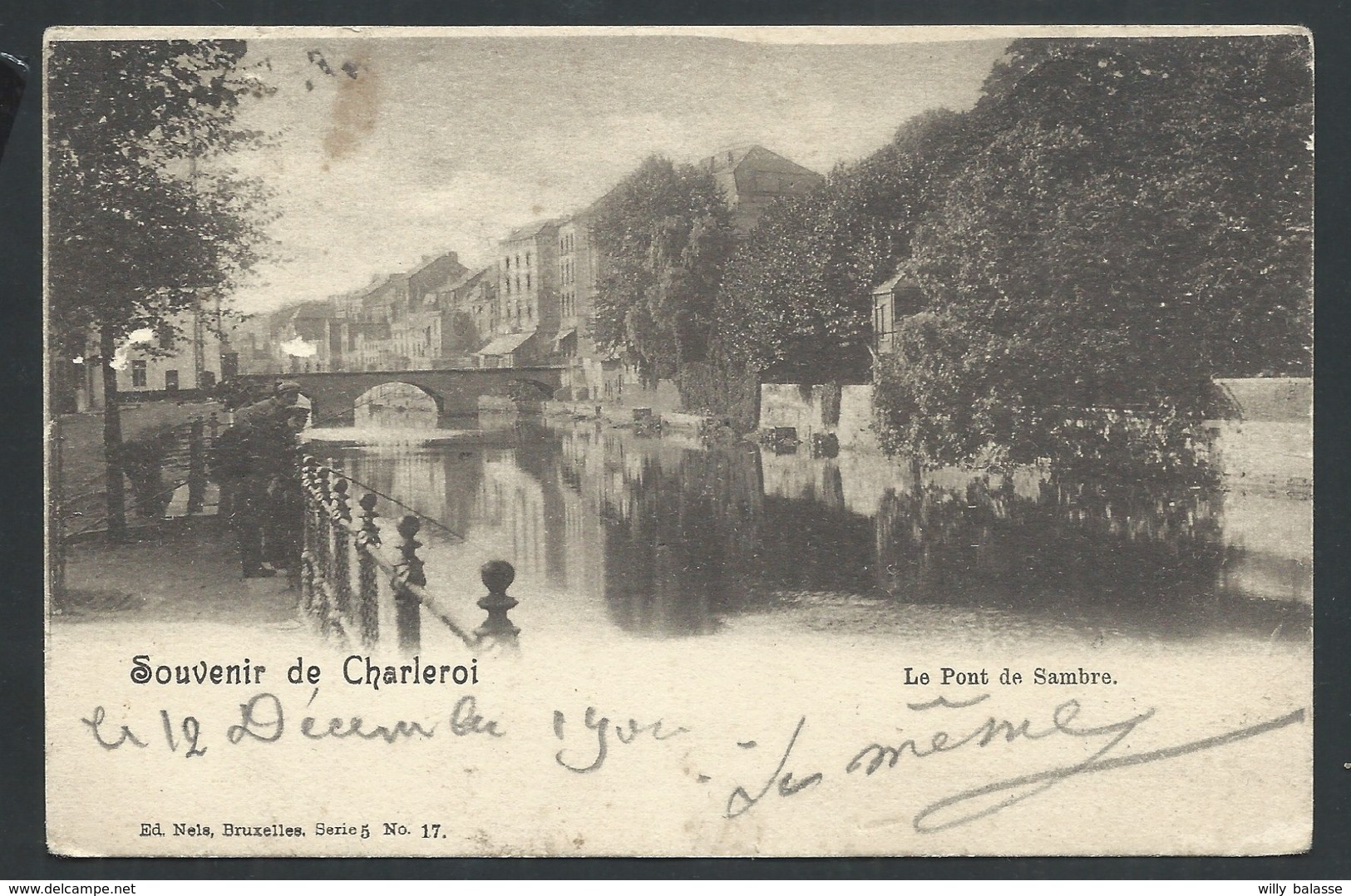 +++ CPA - Souvenir De CHARLEROI - Le Pont De Sambre - Nels Série 5 N° 17 // - Charleroi