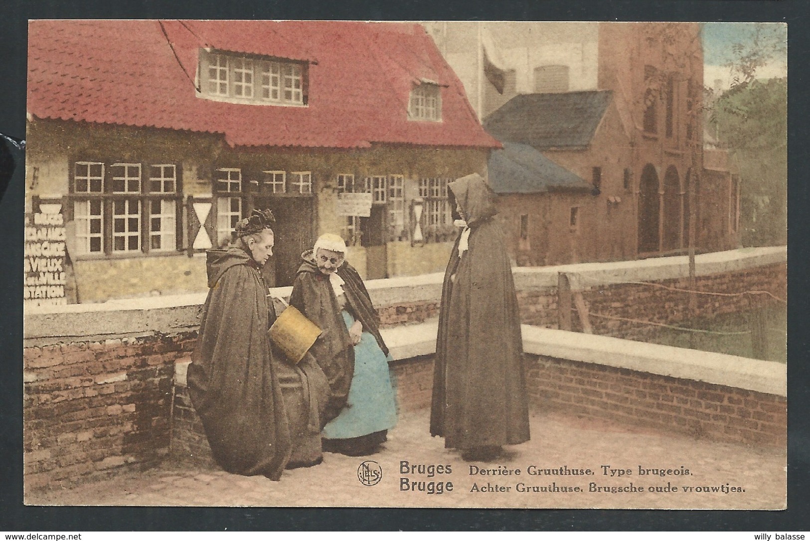 +++ CPA - BRUGGE - BRUGES - Derrière Gruuthuse - Type Brugeois - Nels  // - Brugge