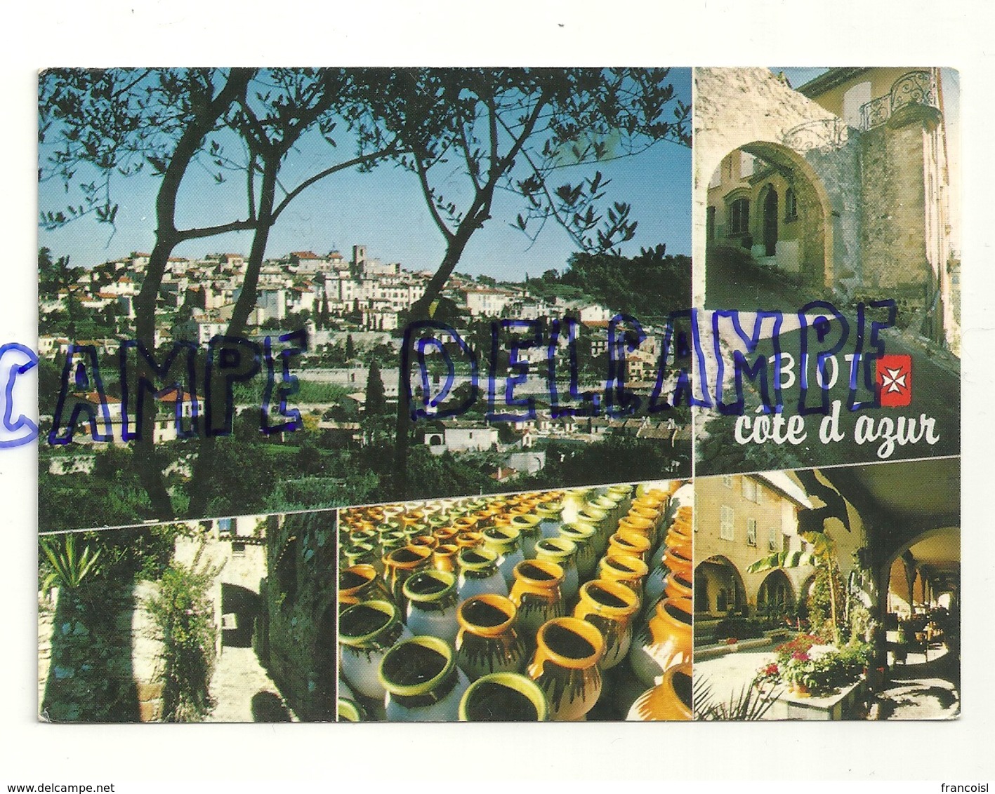 France. Alpes Maritimes. Biot. Centre Artistique De La Côte D'Azur. Carte Mosaïque (multivues). Editions Photoguy. 1983 - Biot