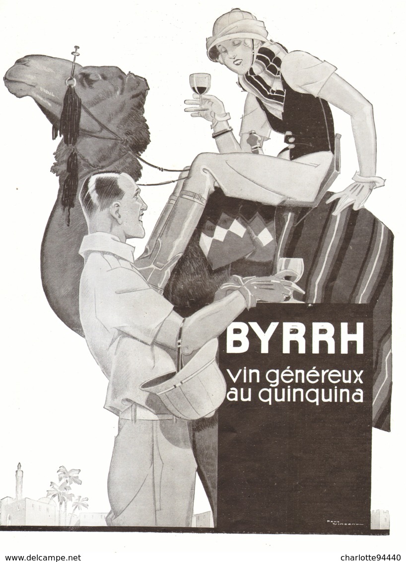 PUB  " BYRRH "  Par  Georges LEONNEC   1930  (6 ) - Autres & Non Classés