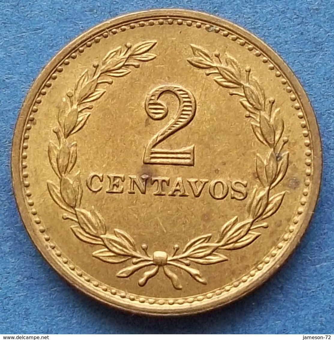 EL SALVADOR - 2 Centavos 1974 KM# 147 Reform Coinage - Edelweiss Coins - El Salvador