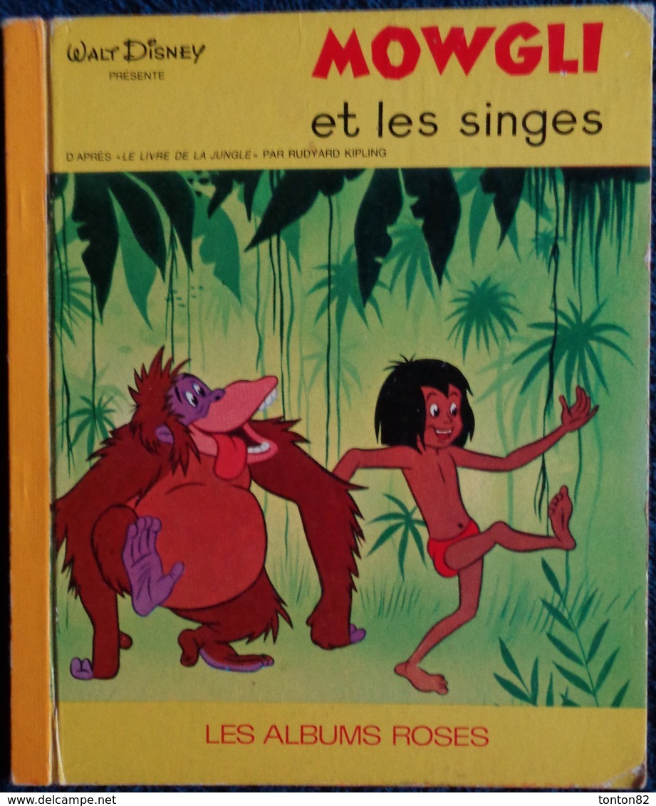 Walt Disney - MOWGLI Et Les Singes - Les Albums Roses - Hachette - ( 1969 ) . - Other & Unclassified