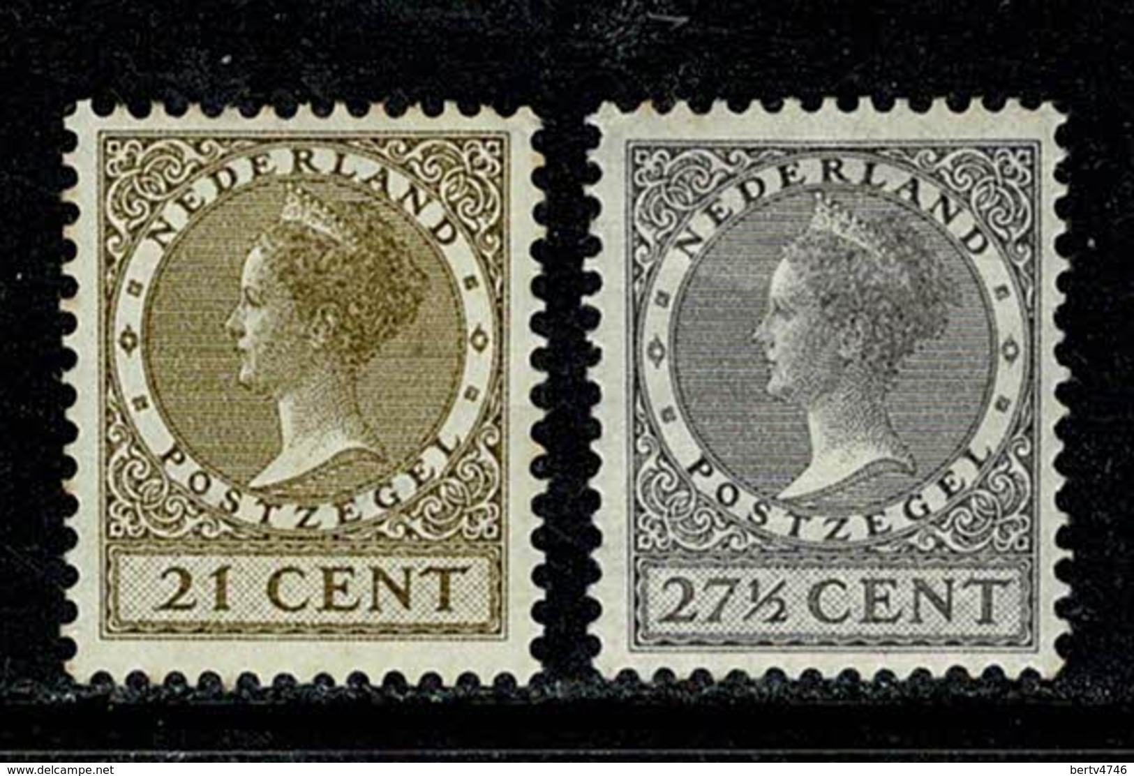 Nederland  1928-31 Yv. 212A*/216* MH (2 Scans) - Neufs