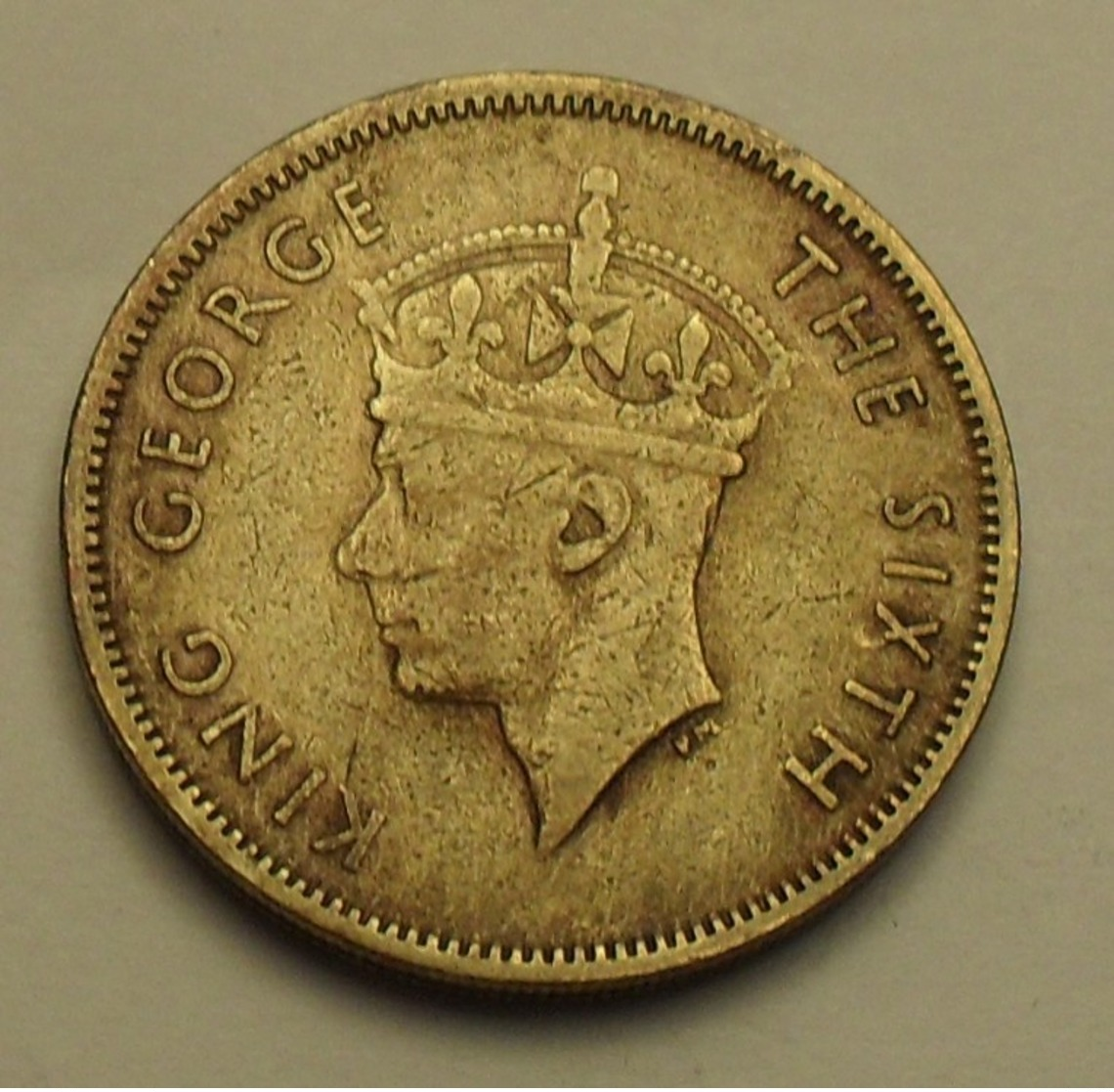 1950 - Hong Kong - TEN CENTS, GEORGE VI, KM 25 - Hong Kong