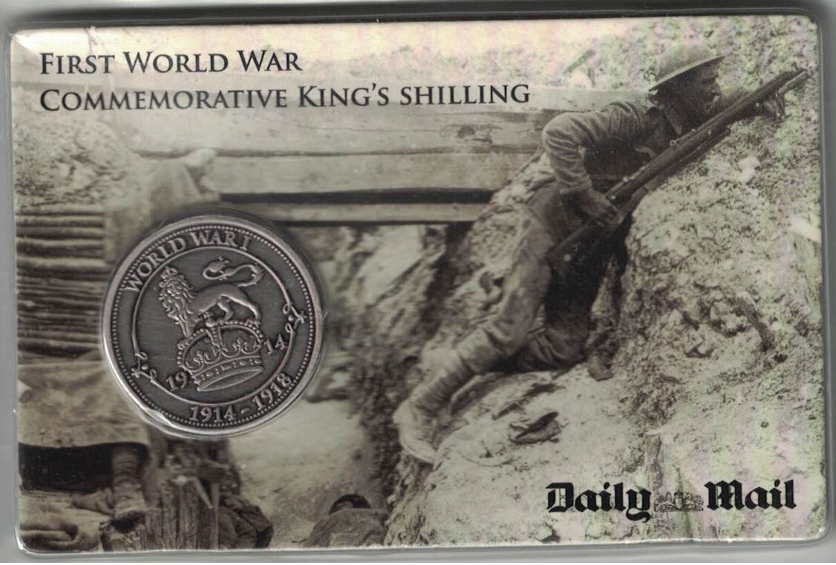 British Kings Shilling Commemorative Token - Autres & Non Classés