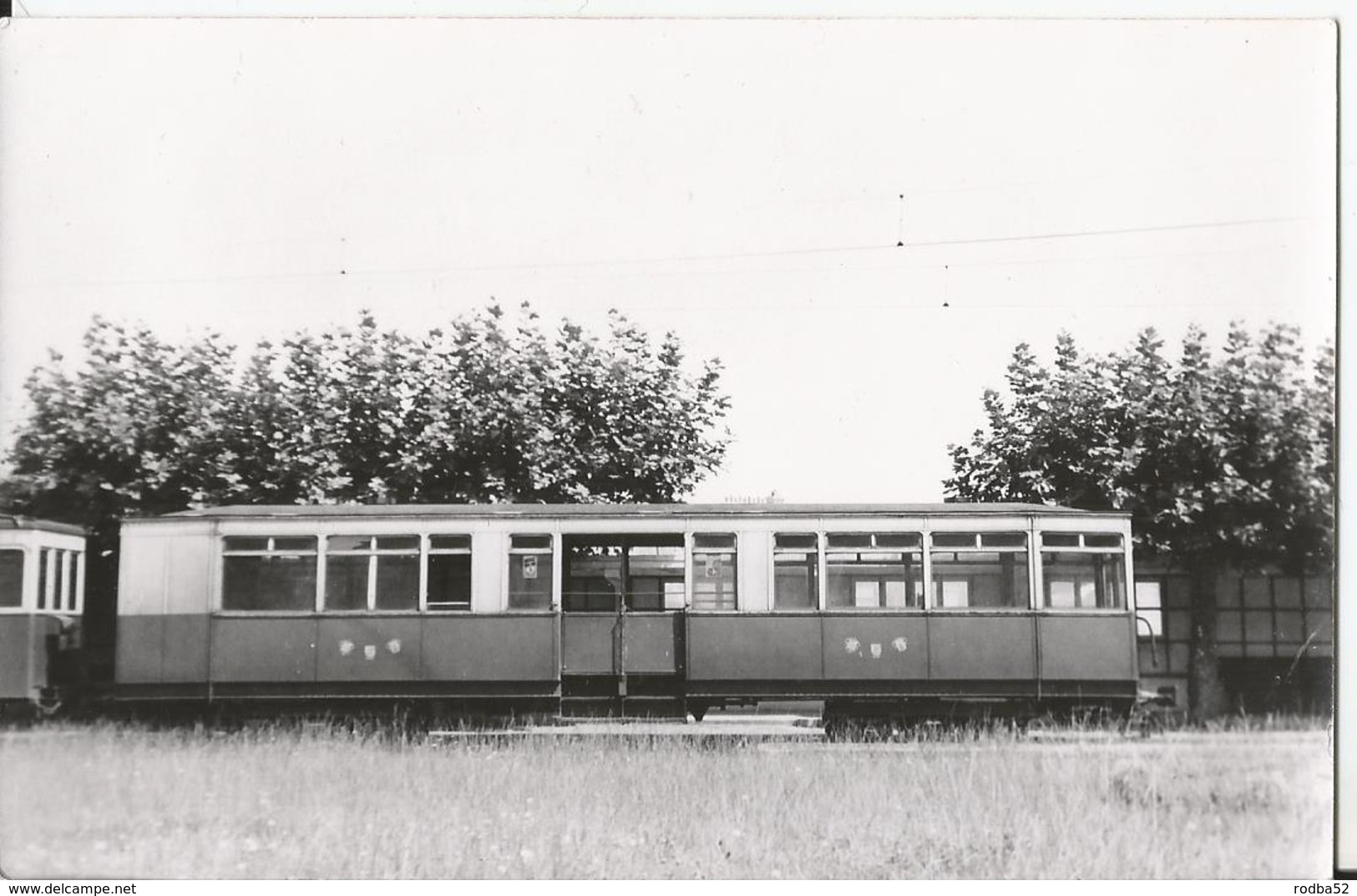 Carte Photo - Thème Train - Remorque Type BAB - N°  C4  -Aout 1951 - Eisenbahnen