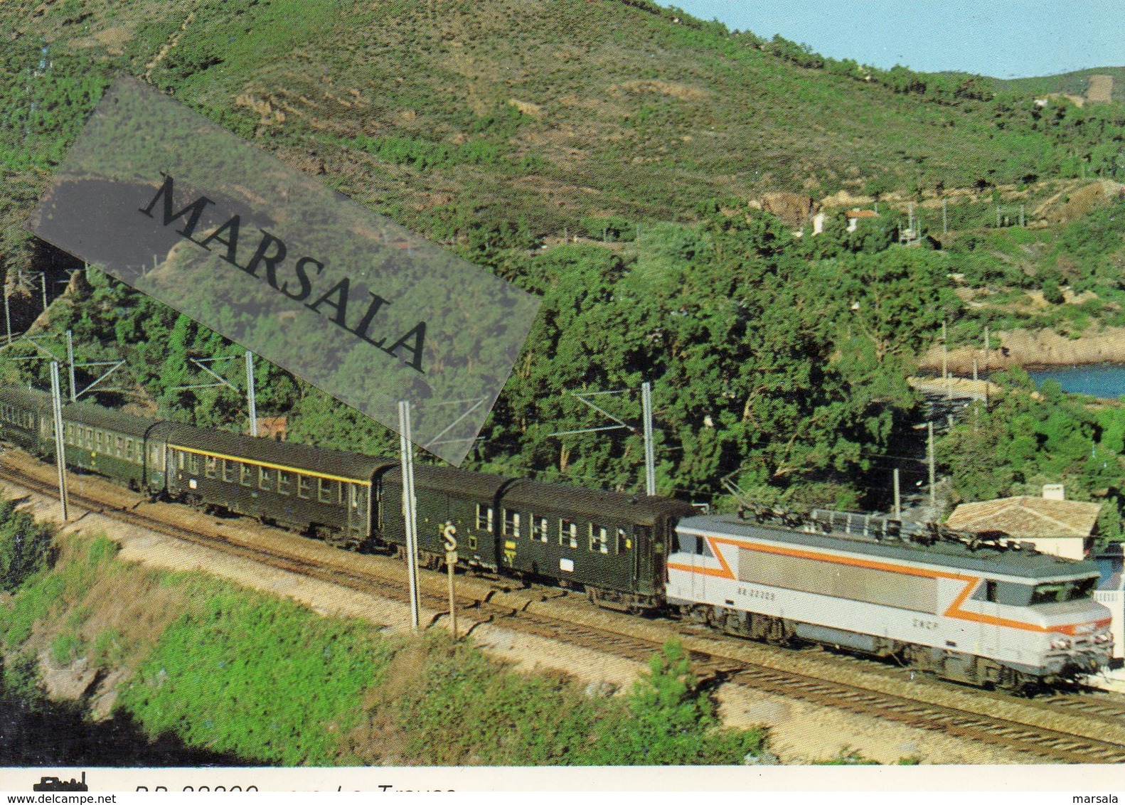 CPM  BB22229 En Tete  Du Rapide Vienne Milan  Vers Le Trayas - Autres & Non Classés