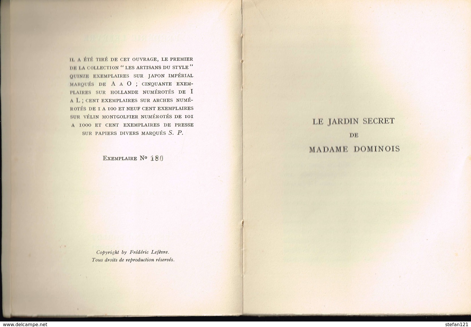 Tentations - Frédéric Lefèvre - Ex N° 180 - 1937 - 220 Pages 19,2 X 14,3 Cm - 1901-1940