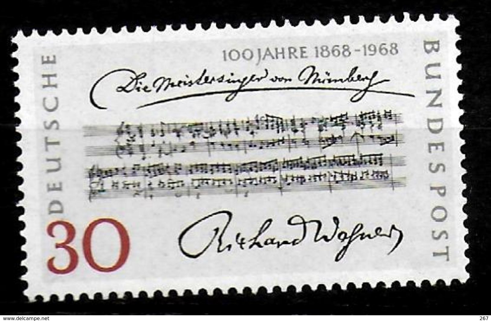 ALLEMAGNE  N° 431 * *   Musique  Richard Wagner  Maitres Chanteurs De Nuremberg - Musik