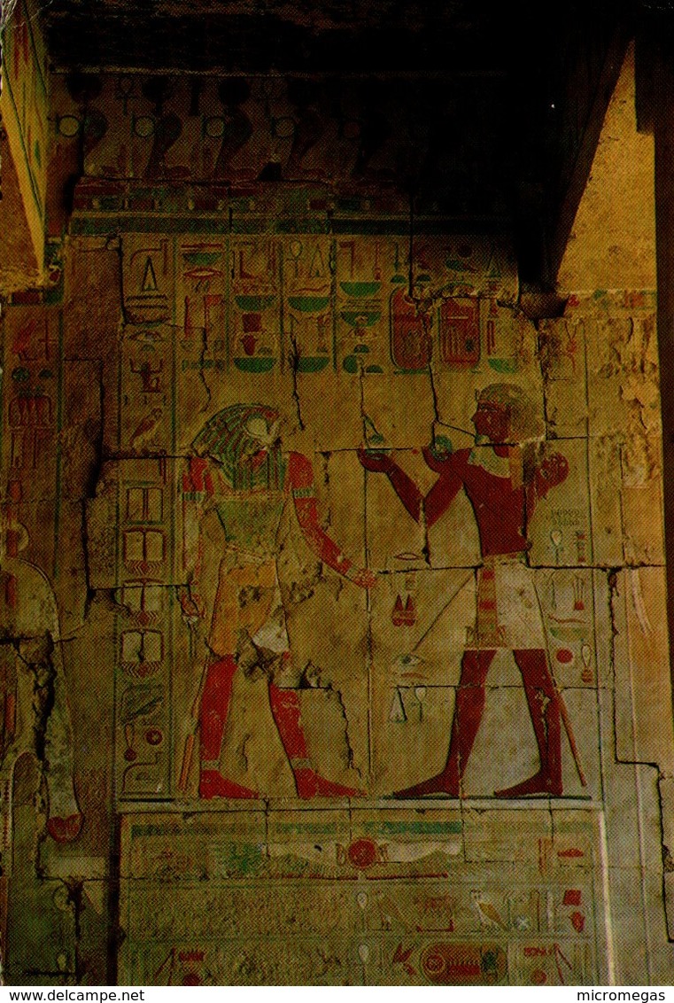 LOUXOR - Deir El Bahari - Relief De Thoutmôsis Et De Horus - Louxor