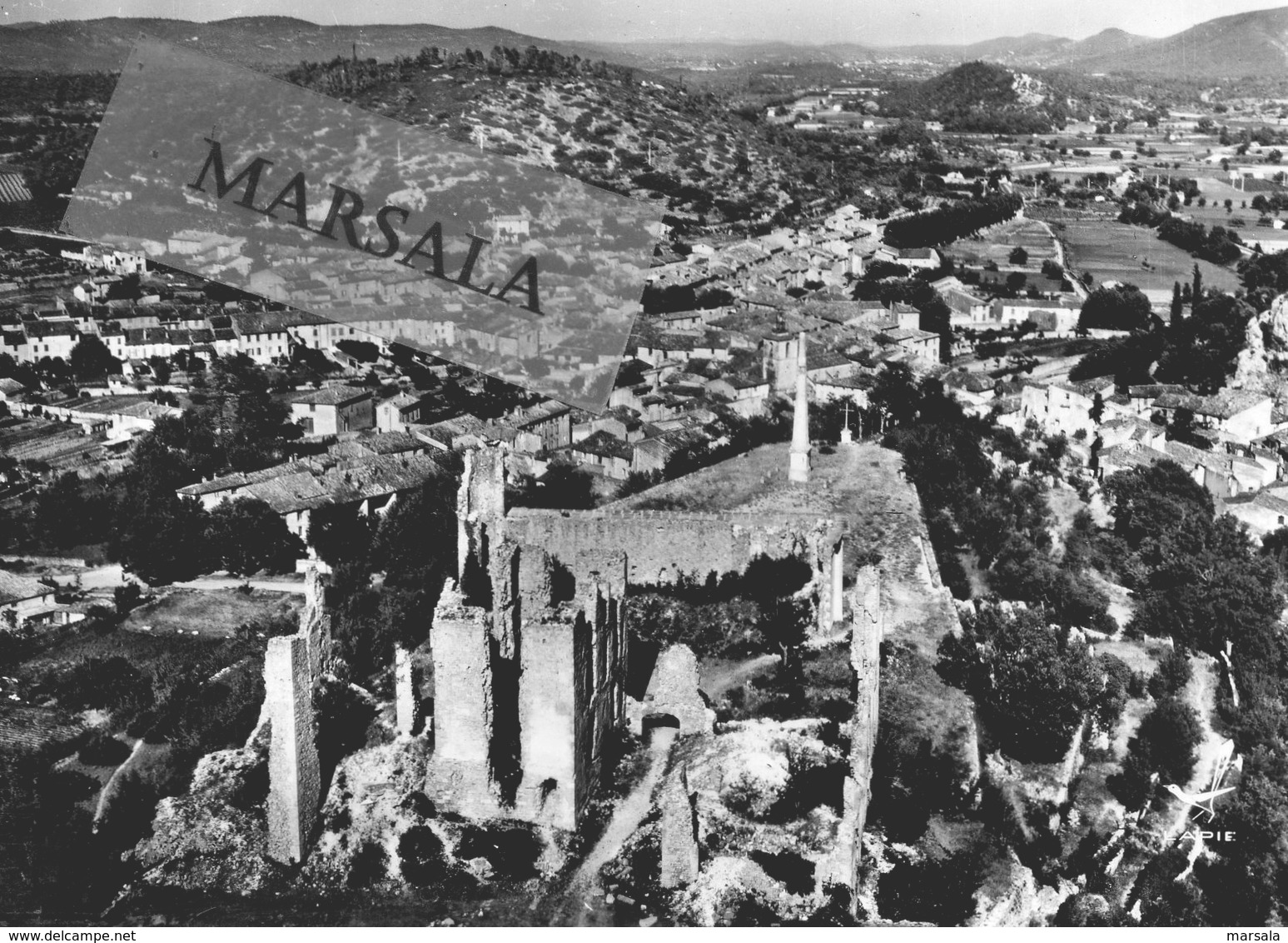 CPSM  Tourves  Les Ruines  Du Chateau De Valbelle - Autres & Non Classés