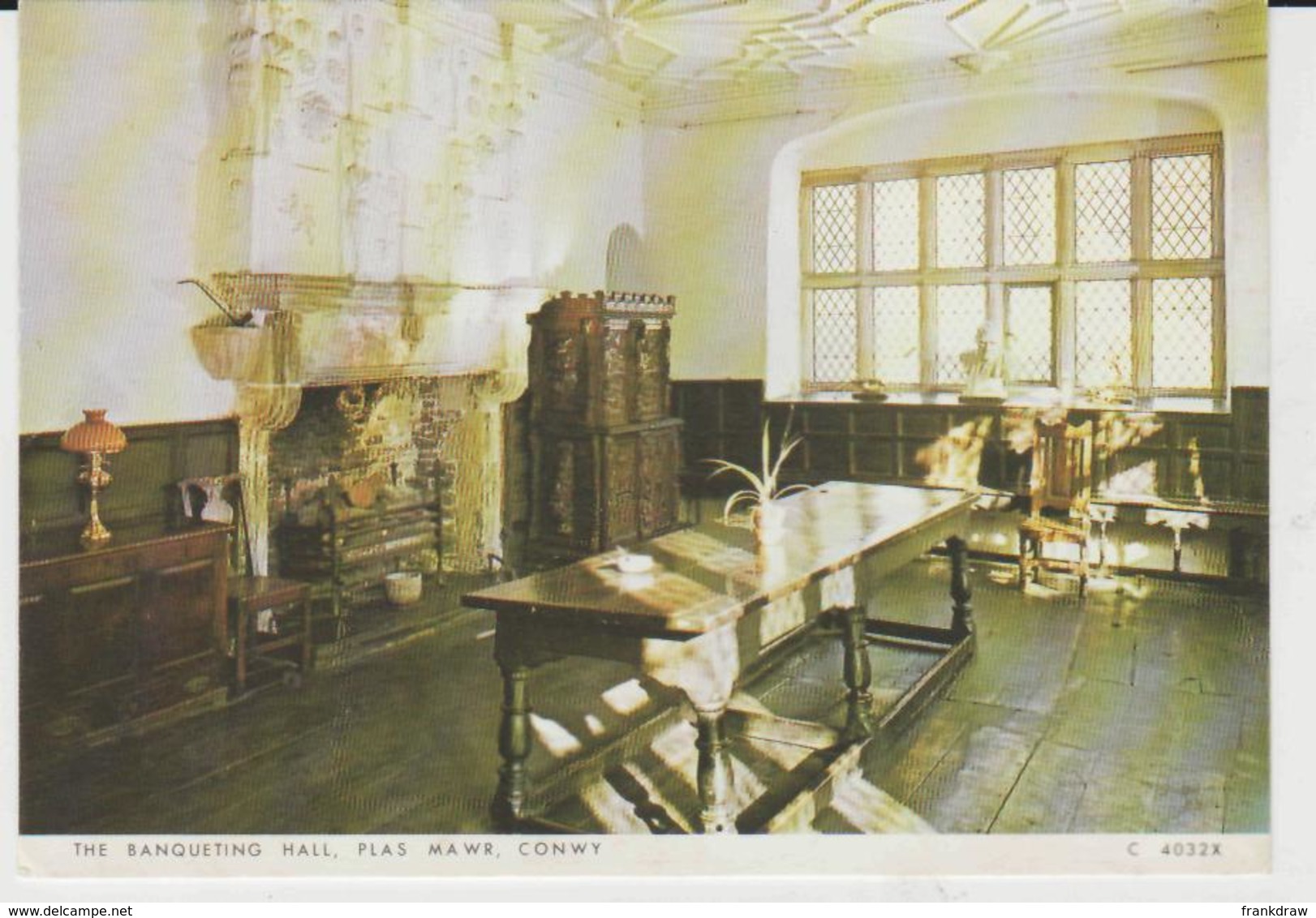 Postcard - The Banqueting Hall, Plas Mawr. Conwy - Card No.c4032x  - Unused Very Good - Unclassified