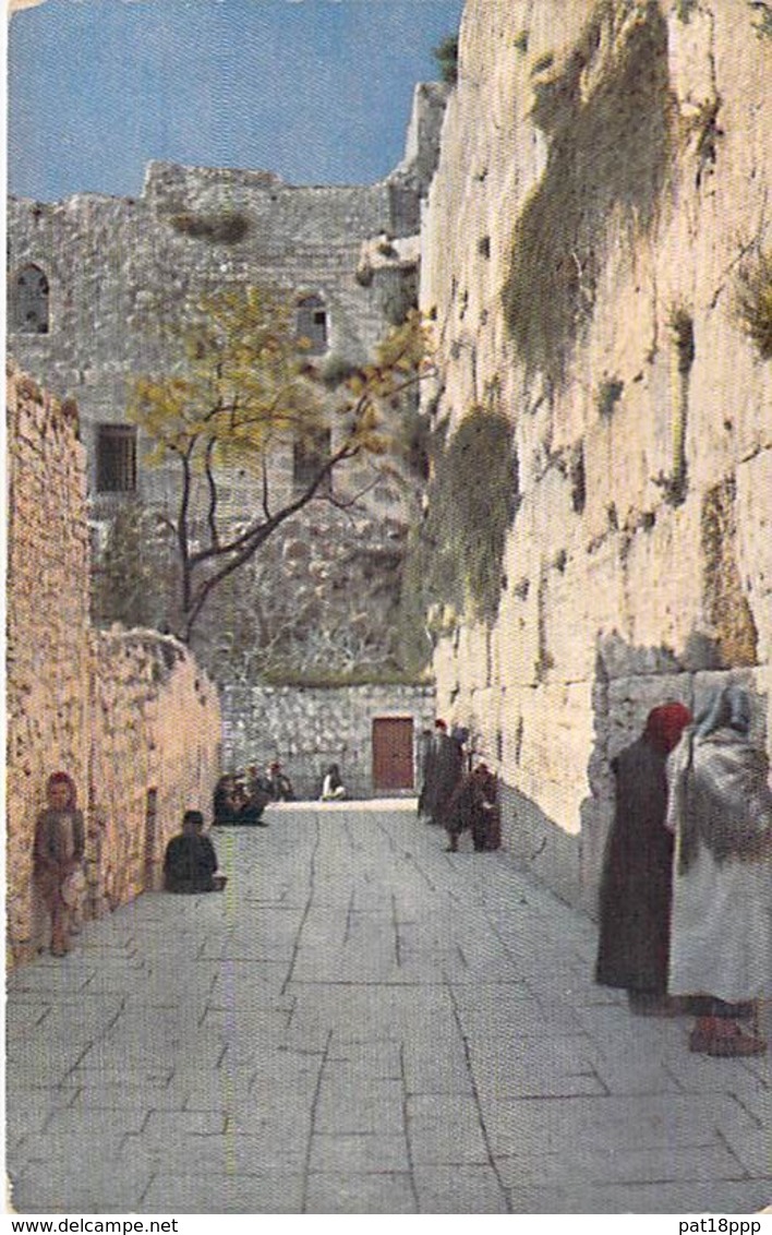 ISRAEL Israele - JERUSALEM : The Wall Of Lamentation Of The Jews / Mur De Pleurs Des Juifs - CPA Colorisée - Israel