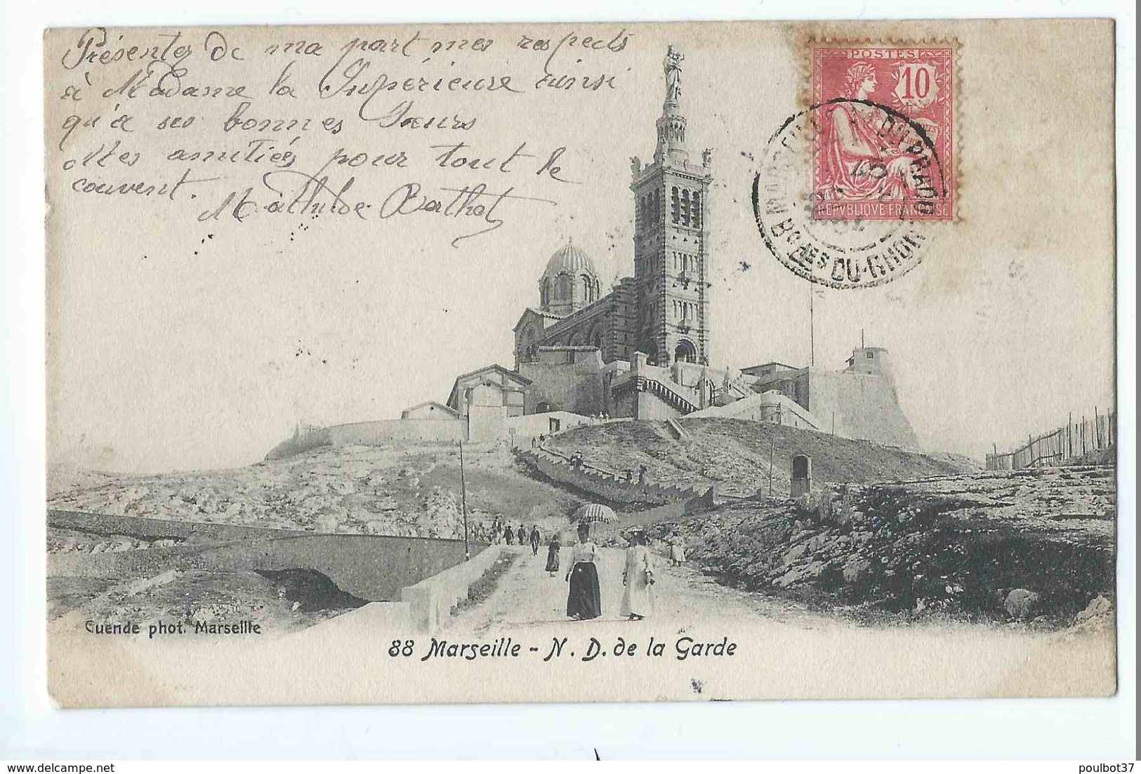 MARSEILLE : Notre Dame De La Garde - édition Guende N°88 - Unclassified