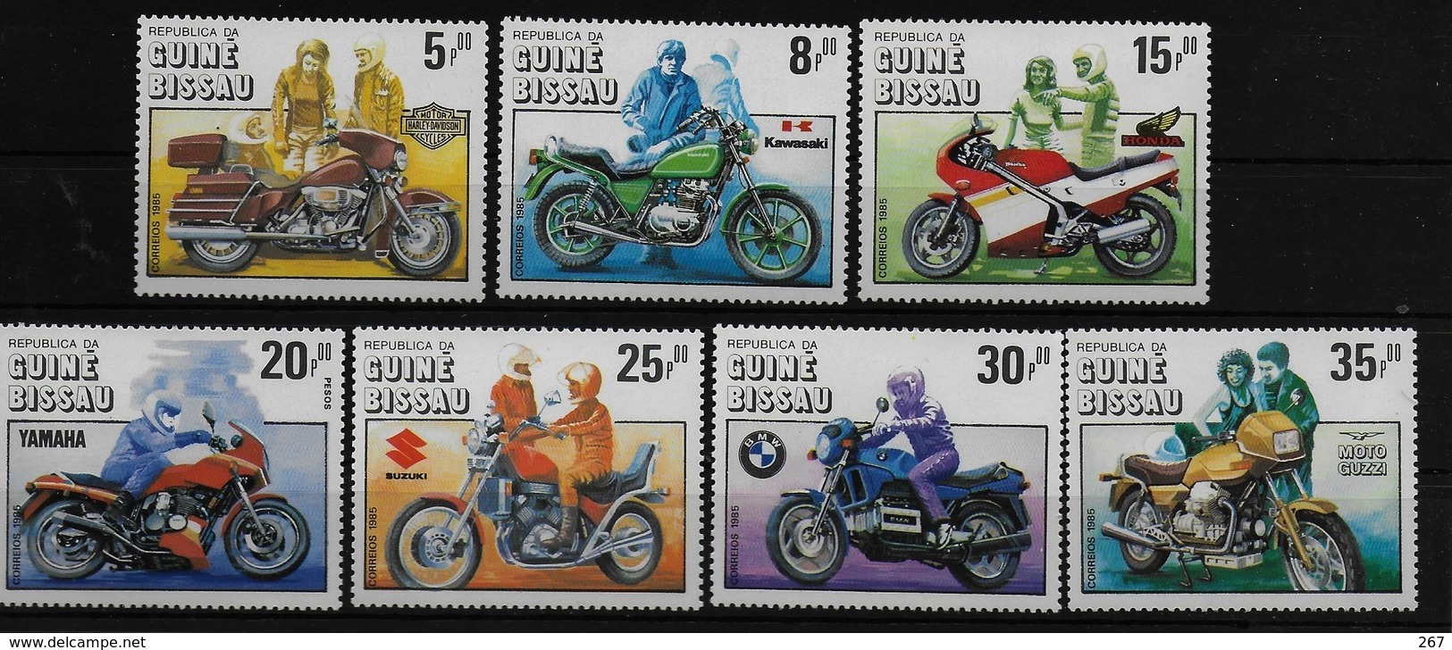 GUINEE  BISSAU   N°   337/43   * *  ( Cote 12e ) Motos - Motos