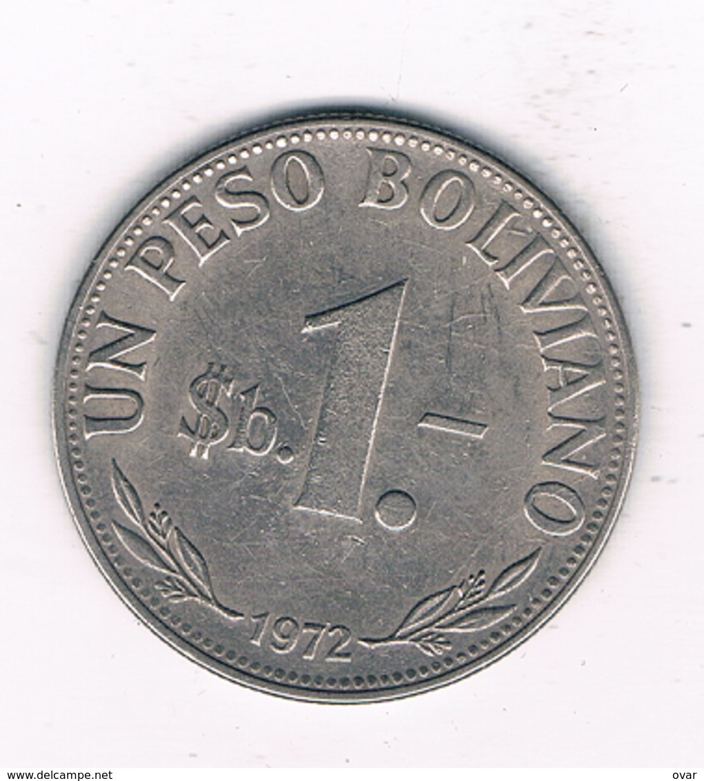 1 PESO BOLIVIANA 1972 BOLIVIE /1447/ - Bolivie