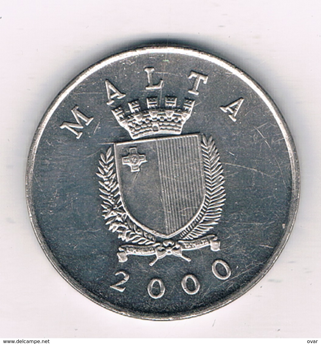 1 LIRA 2000  MALTA /1448/ - Malte