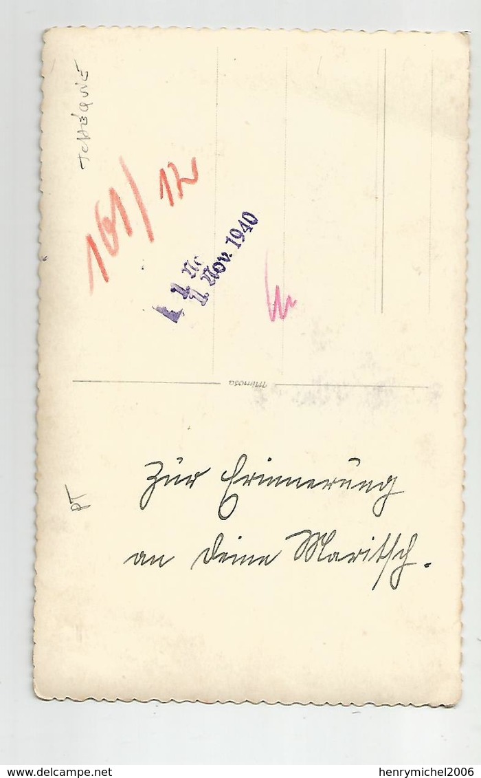 Carte Photo Femme De Tchéquie 1940 ? 2scans - Te Identificeren