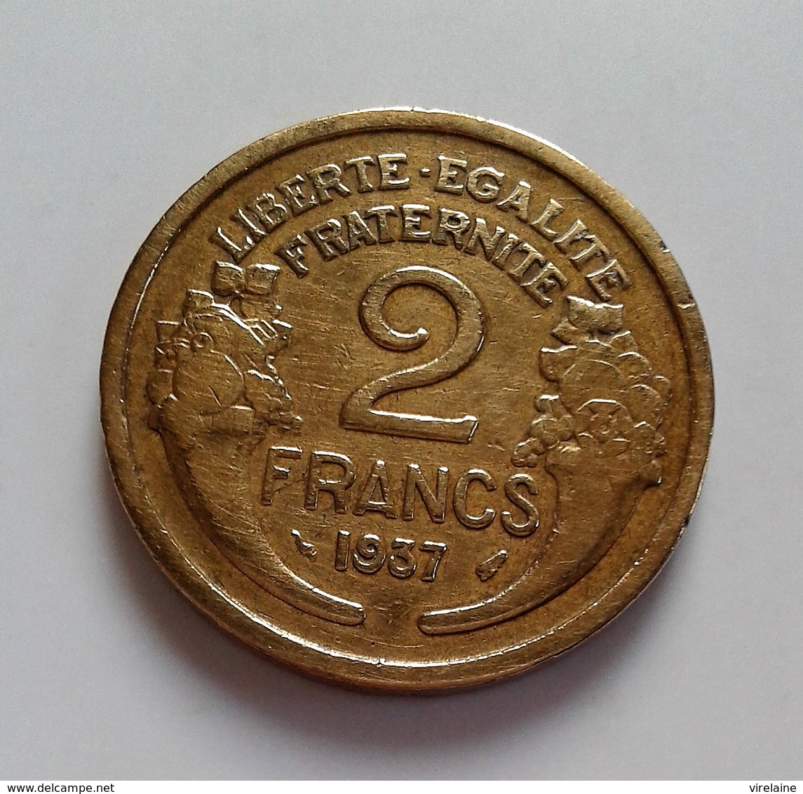 2 FRANCS MORLON 1937  (B840) - Autres & Non Classés