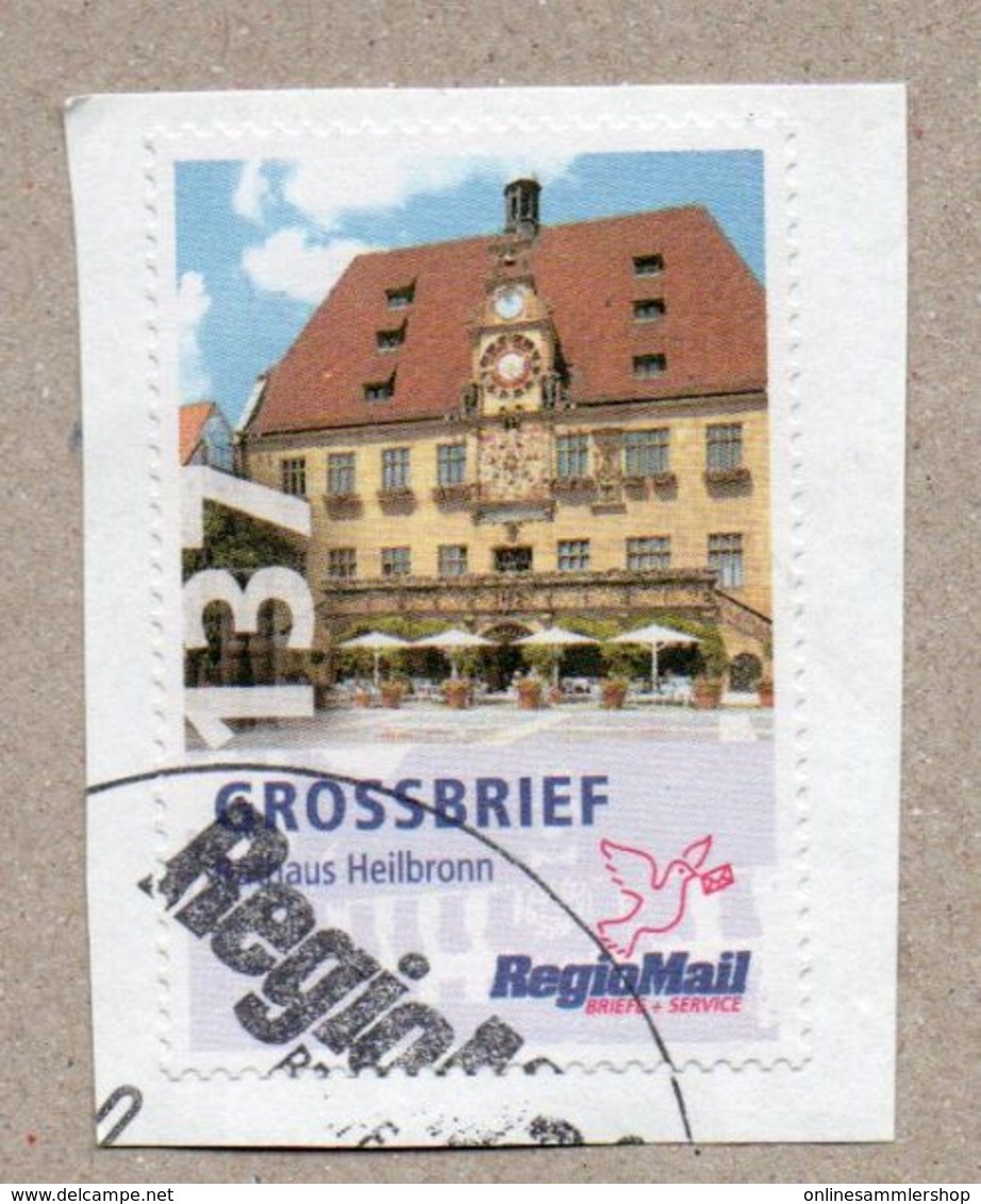 Privatpost - RegioMail -  Rathaus Heilbronn / Grossbrief 137 - Obst & Früchte