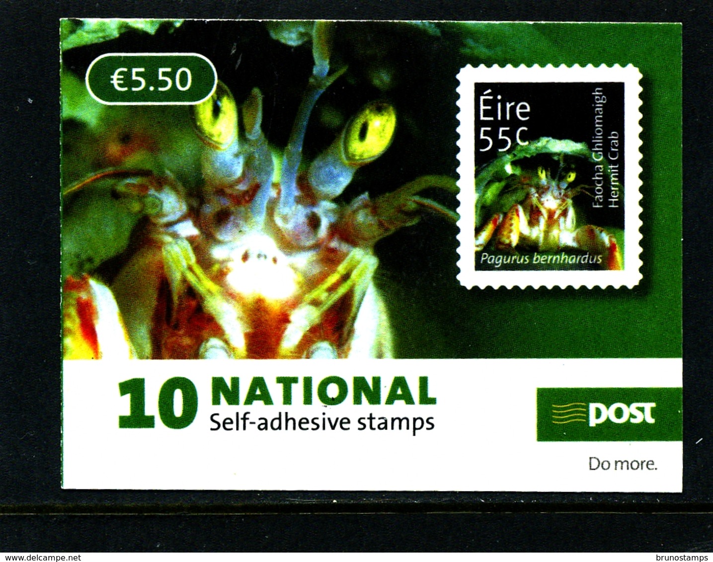 IRELAND/EIRE - 2011  CRAB  BOOKLET   MINT NH - Libretti