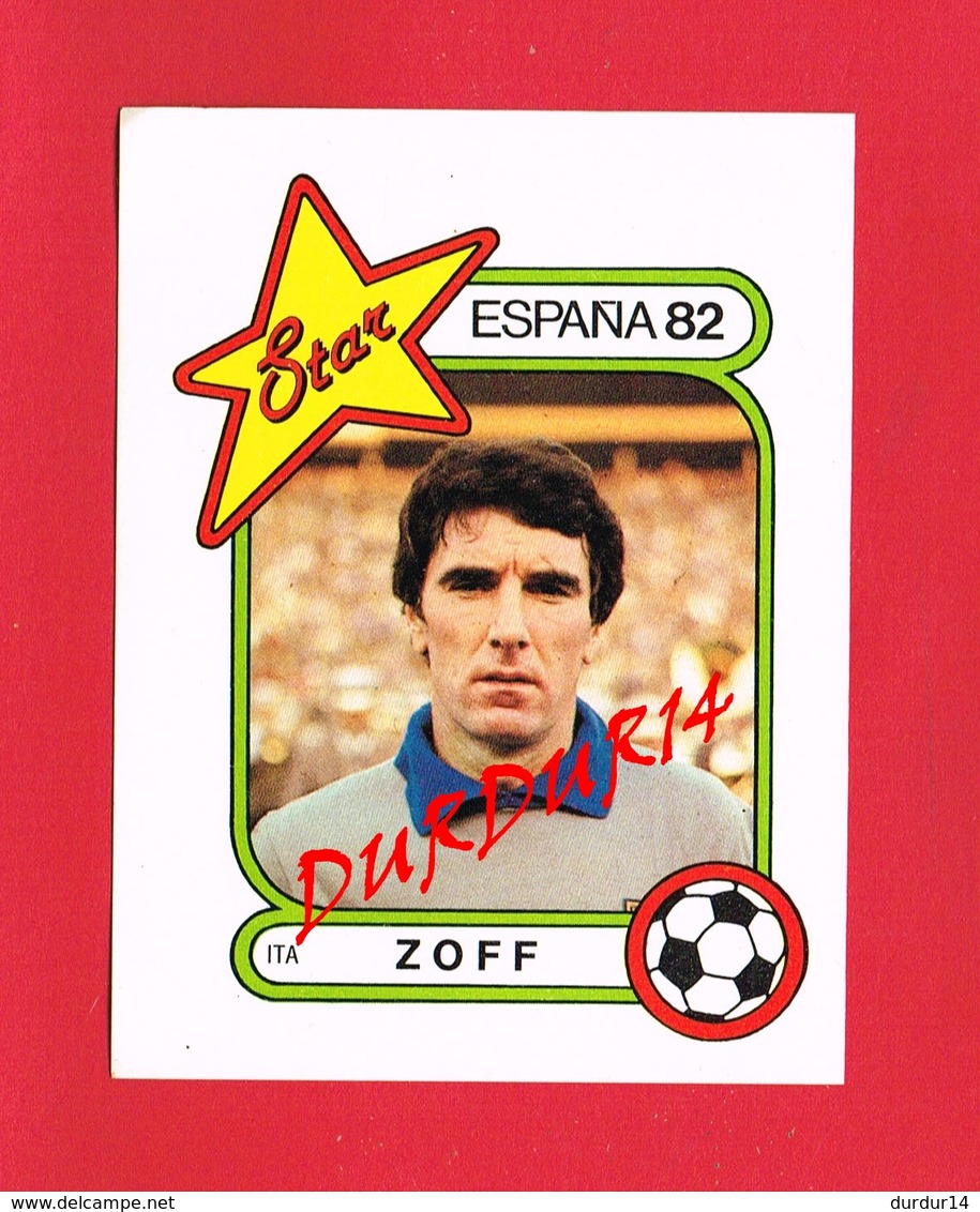 1 Autocollant FOOTBALL ZOFF ESPANA 1982 - Autocollants