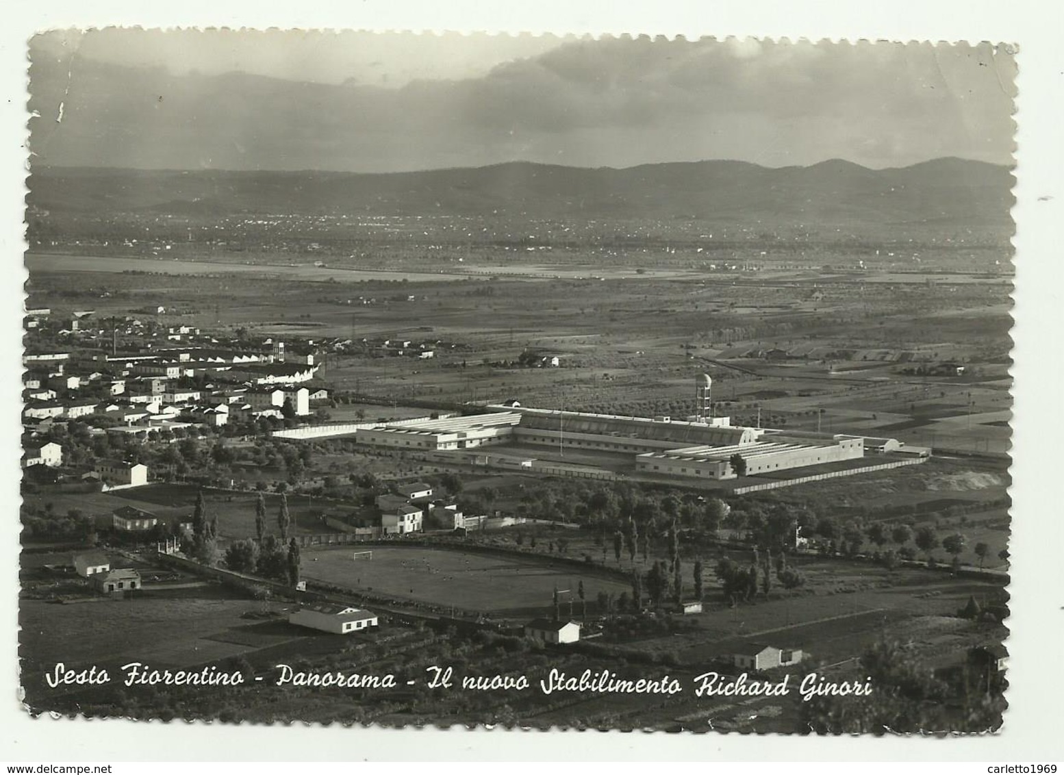 SESTO FIORENTINO - PANORAMA - IL NUOVO STABILIMENTO R. GINORI - NV FG - Firenze