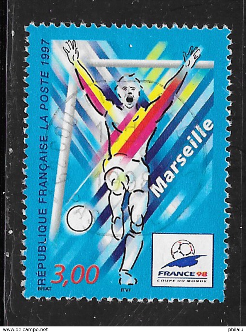 FRANCE 3075 Coupe Du Monde De Football Marseille - Oblitérés