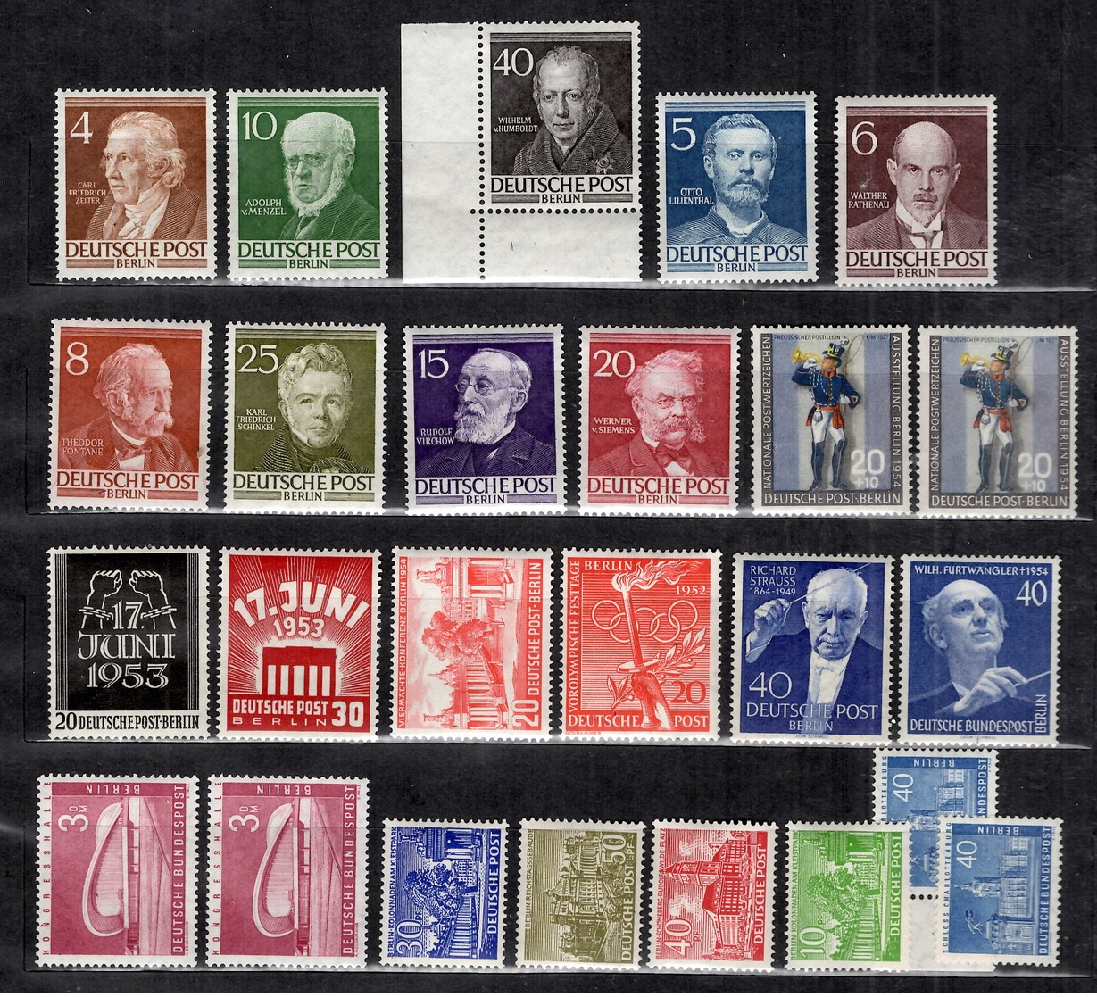 Berlin Belle Petite Collection Neufs ** MNH 1949/1963. Bonnes Valeurs. TB. A Saisir! - Neufs