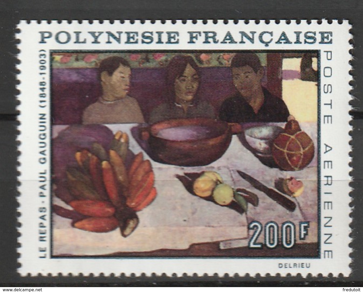 POLYNESIE - Poste Aérienne - PA N° 25 ** (1968) P.Gauguin - Neufs