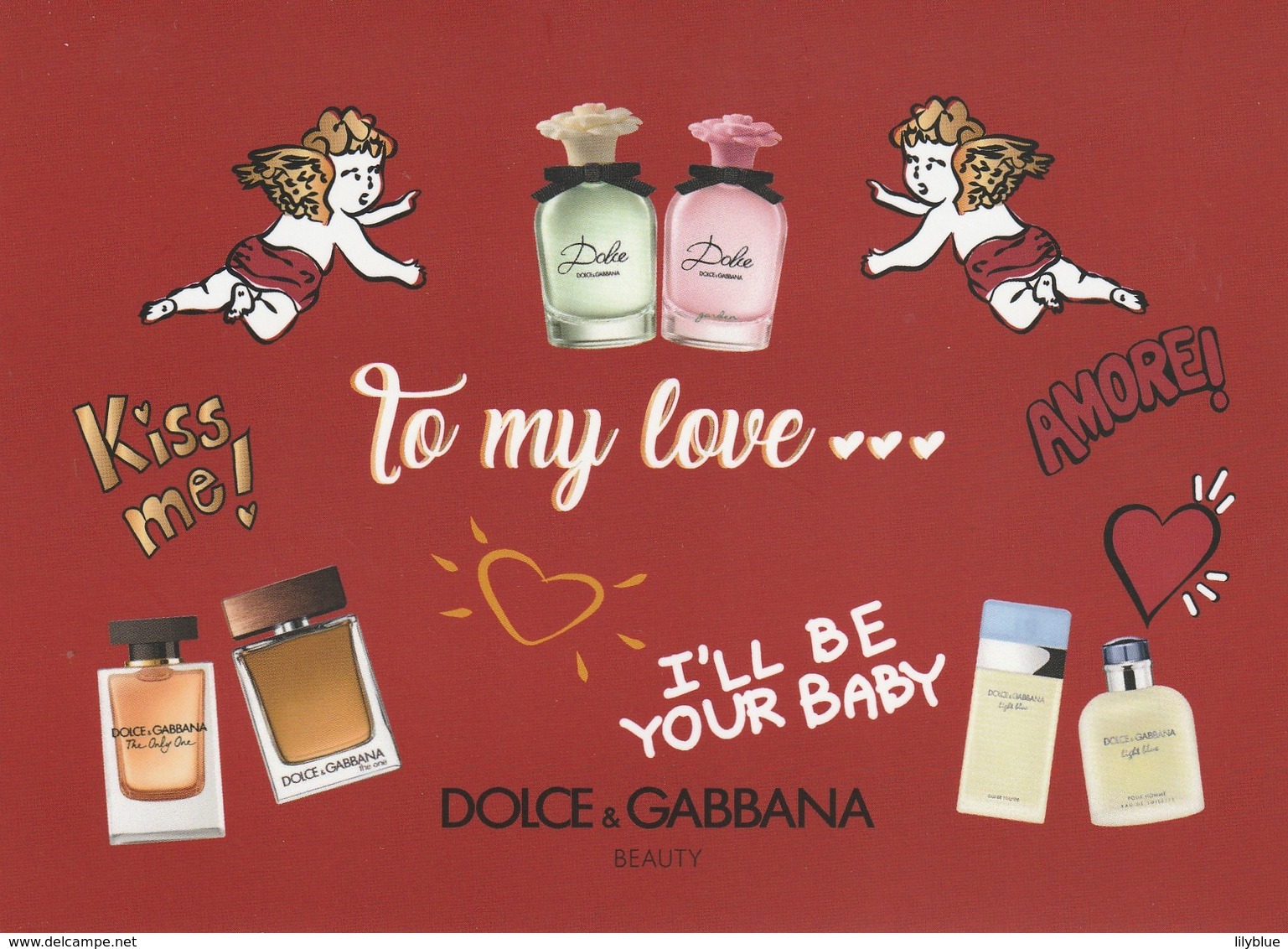 DOLCE&GABBANA** Carte St VALENTIN  2019 - Modernes (à Partir De 1961)