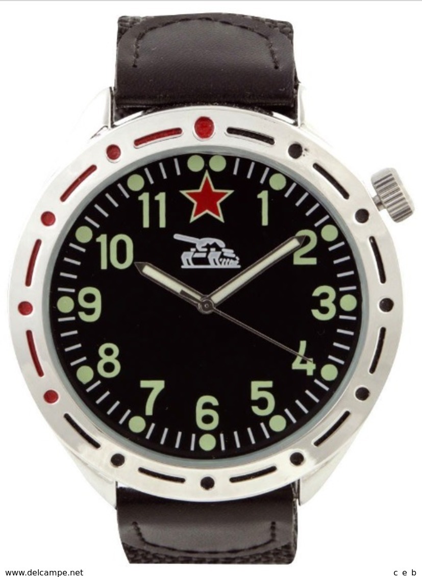 Reloj Tanquista Ejército URSS CCCP. Rusia Comunista. Guerra De Afghanistán. Réplica - Otros & Sin Clasificación