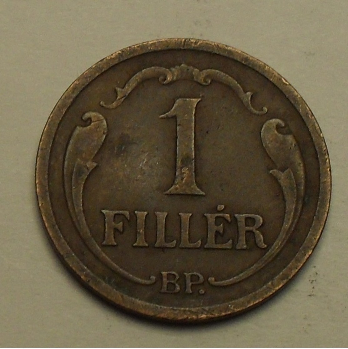 1931 - Hongrie - Hungary - 1 FILLER, BP, KM 505 - Hongrie