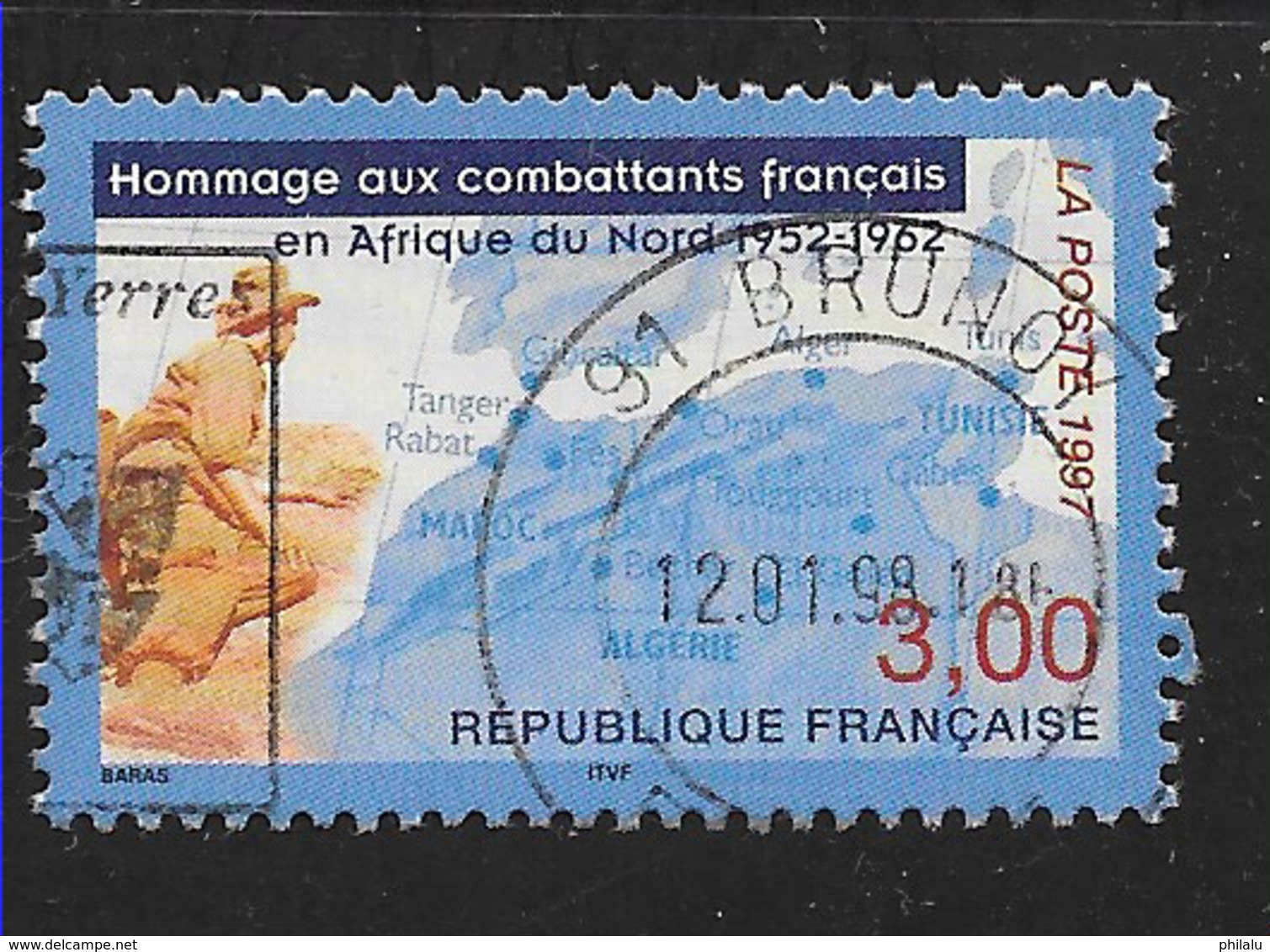 FRANCE 3072 Combattants D'Afrique Du Nord - Used Stamps