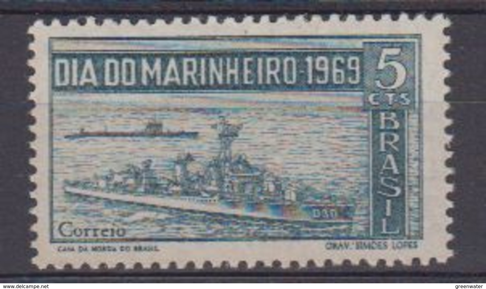 Brazil 1969 Dia Do Marinheiro / Naval Day 1v ** Mnh (41872) - Ongebruikt