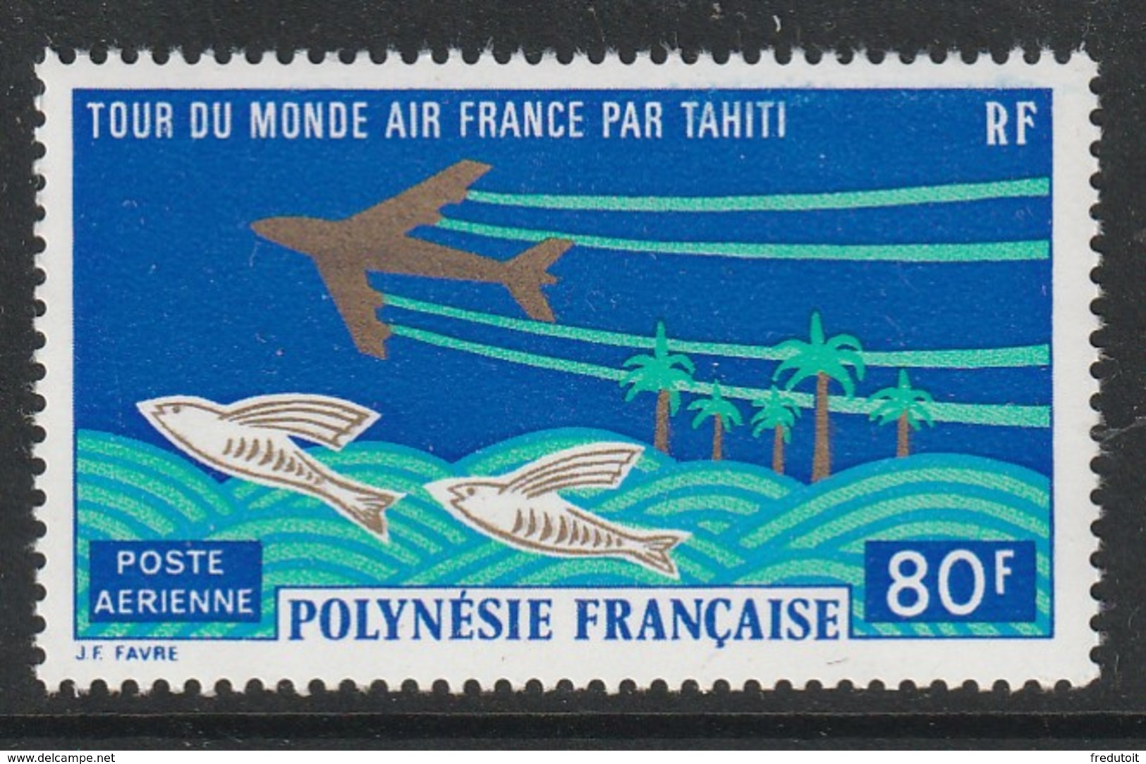 POLYNESIE - Poste Aérienne - PA N° 73 ** (1973) - Neufs