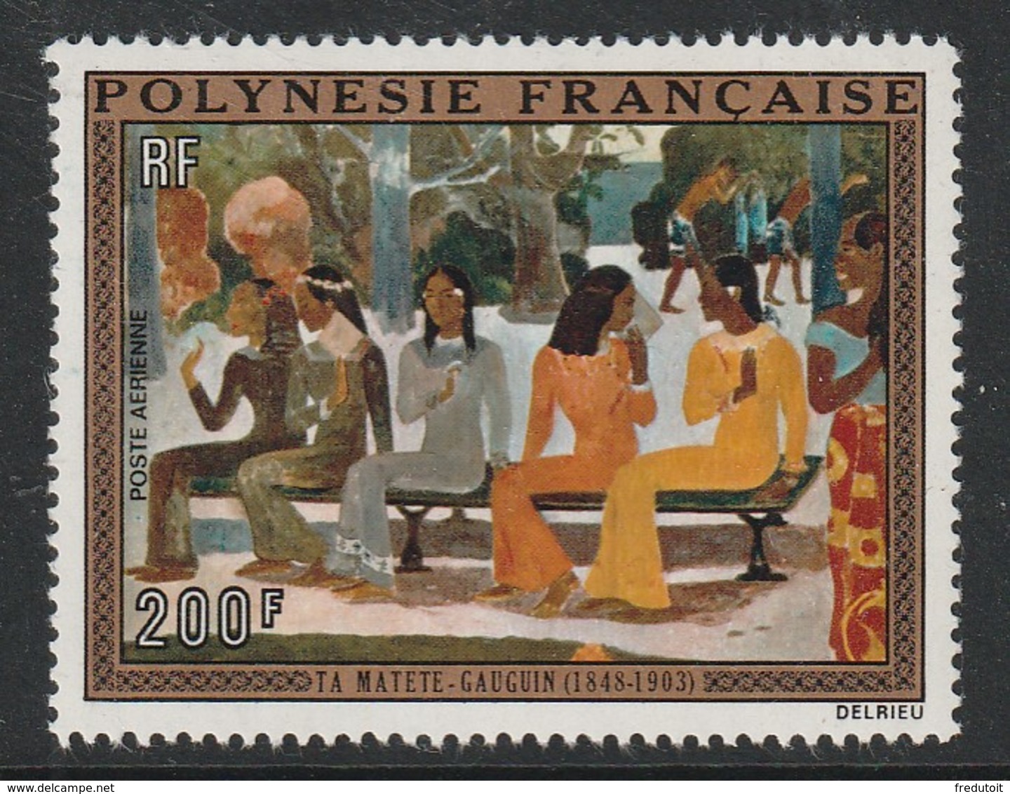 POLYNESIE - Poste Aérienne - PA N° 75 ** (1973) P.Gauguin - Neufs