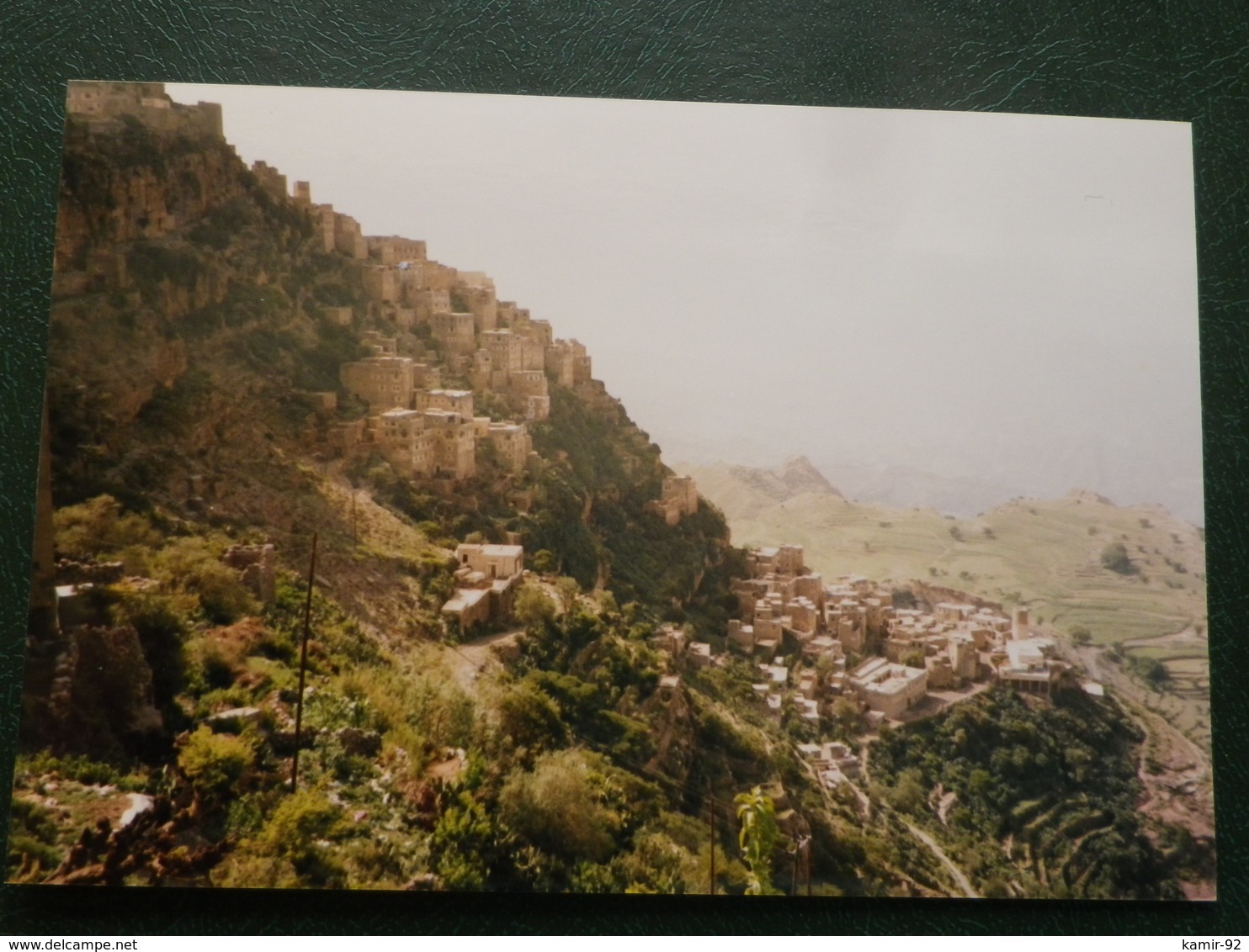 Yemen Un Village Perché Sur La Montagne   Photo Originale 1998      14 X 9.5 - Autres & Non Classés
