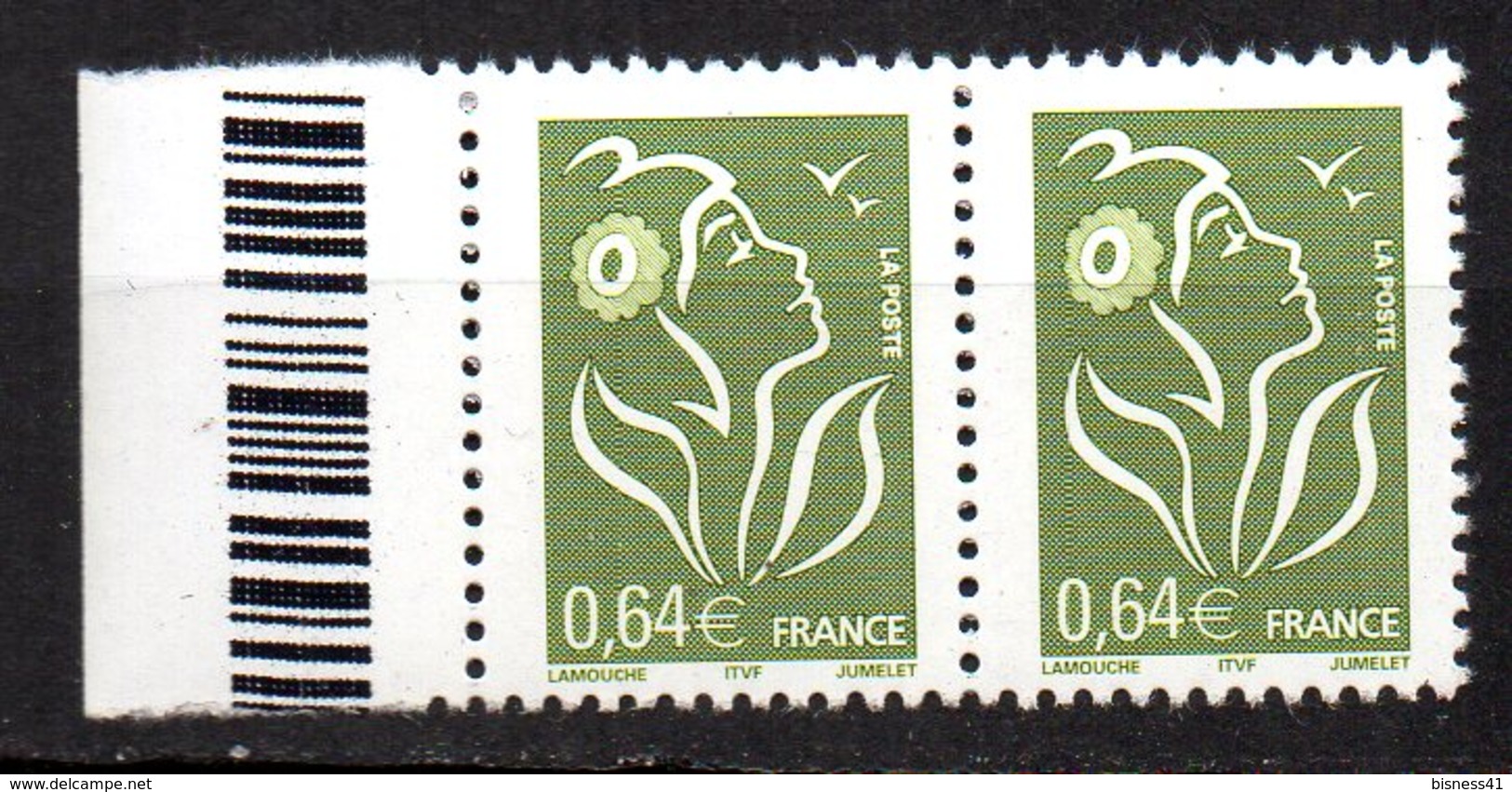 Col12 France Variété Marianne Lamouche  N° 3756 / 3742  Pho Décalé A Gauche Neuf XX MNH Luxe - Neufs