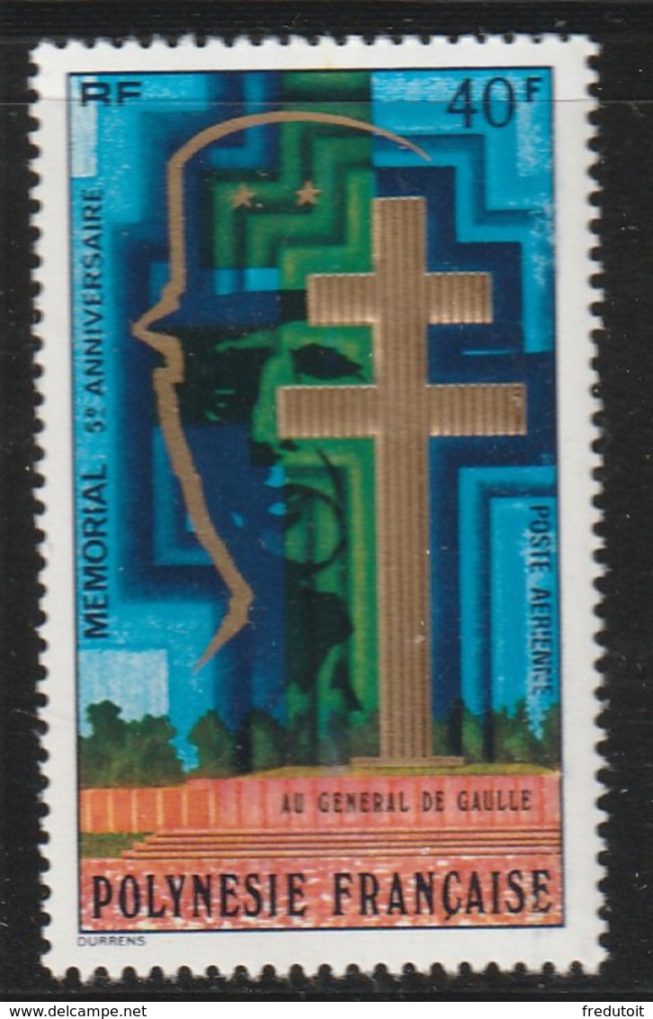 POLYNESIE - Poste Aérienne - PA N° 123 ** (1977) - Neufs