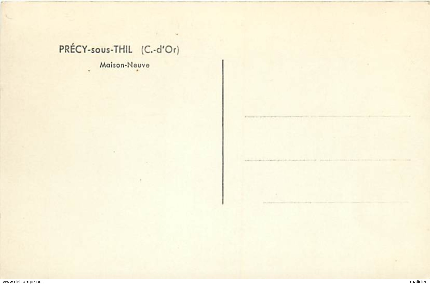 Dpts Div.-ref-AF969- Côte D Or - Précy Sous Thil - Maison Neuve - Pompe A Essence - Boussard Forgeron Charron - - Autres & Non Classés