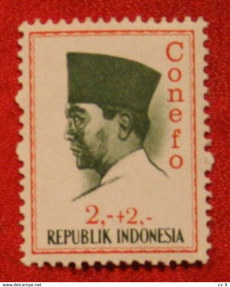 2 + 2 Rupia President Sukarno CONEFO (Mi 476 YT - ) 1965 Indonesie / Indonesien / Indonesia POSTFRIS / MNH ** - Indonesien