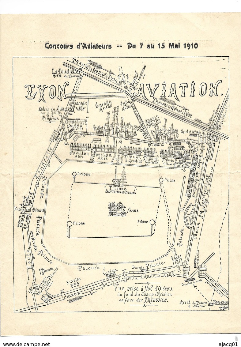 69 Lyon Semaine D'aviation De Lyon Du 7 Au 17 Mai 1910 - Autres & Non Classés