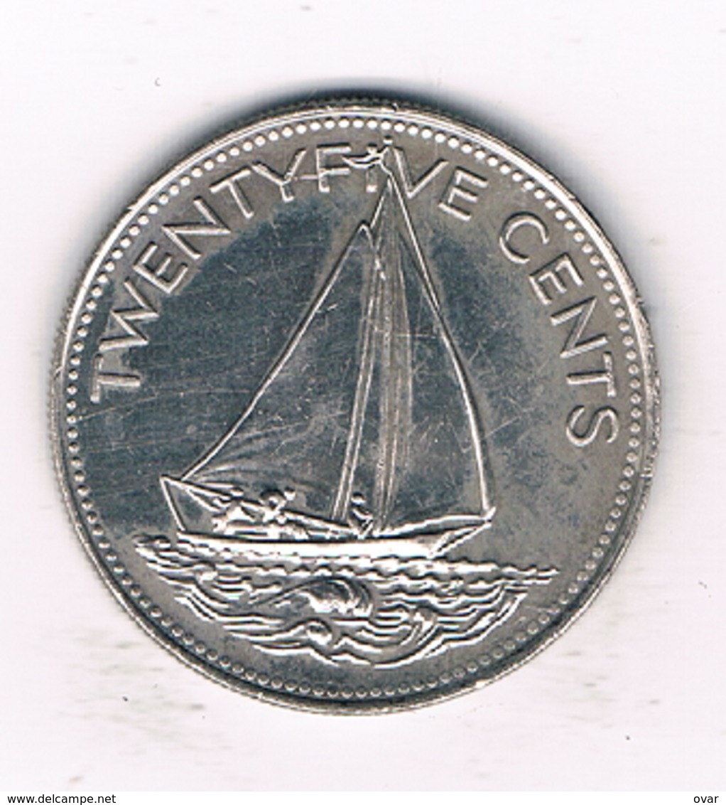 25 CENTS 1991 BAHAMA'S /1475/ - Bahamas