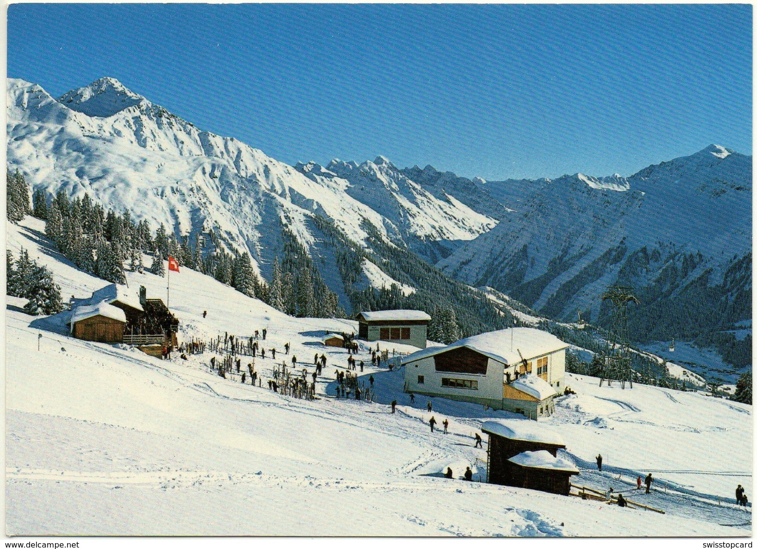 KLOSTERS-MADRISA Bergstation Saaser-Alp Gondelbahn - Saas Im Prättigau