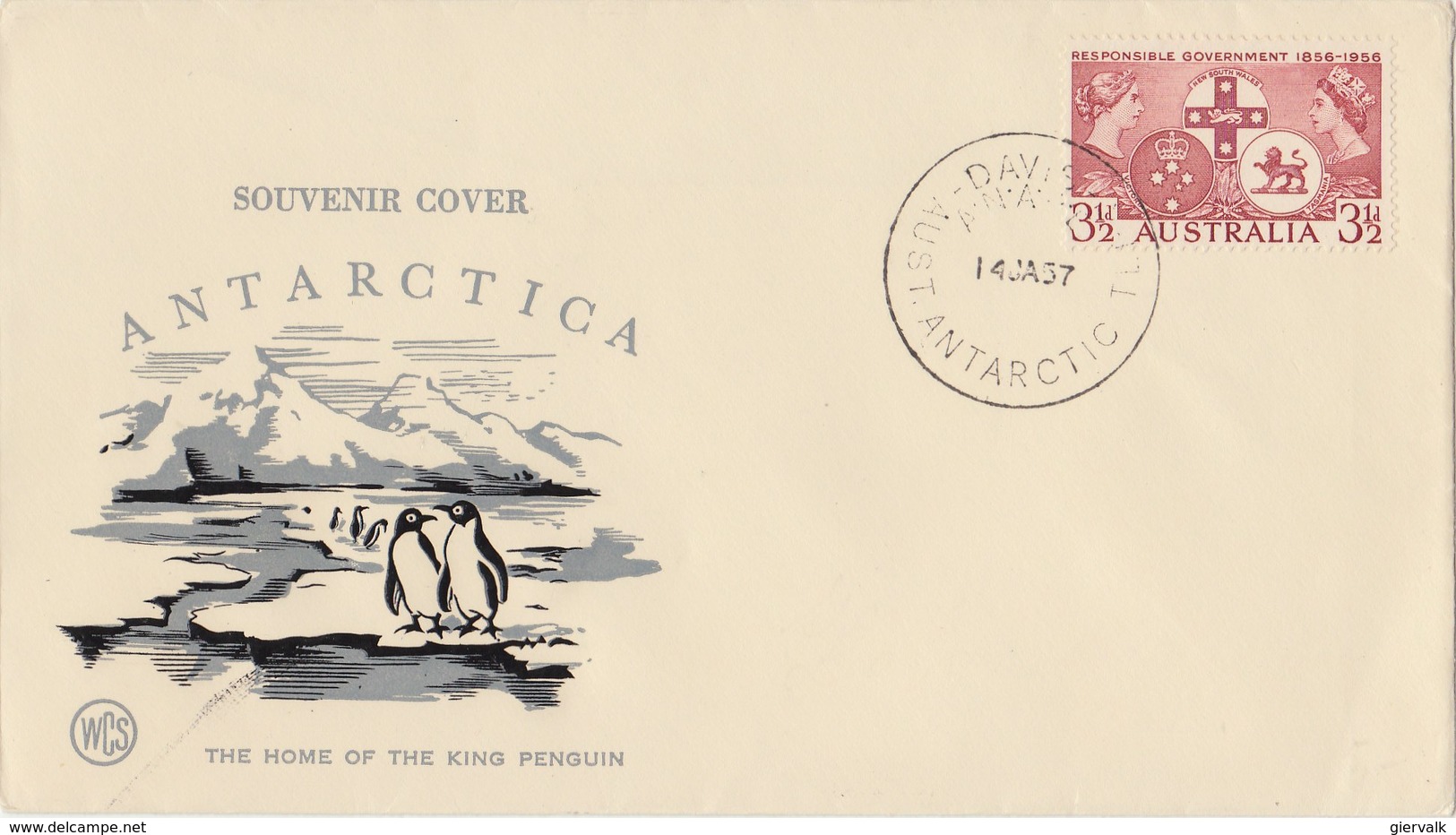 AUSTRALIA 1957 Souvenir Cover The Home Of The King Penguin.BARGAIN.!! - Andere & Zonder Classificatie