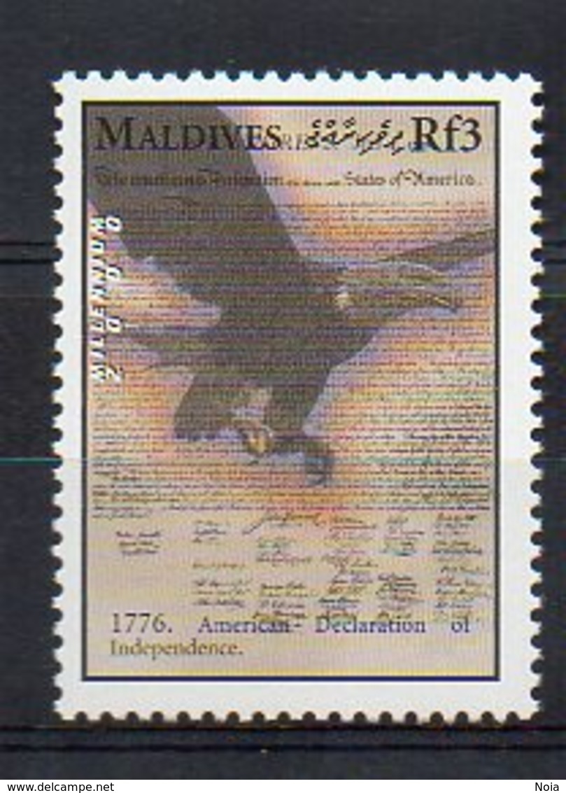 MALDIVES. MILLENNIUM. 1750-1800 GREAT EVENTS. MNH (2R4514) - Unclassified